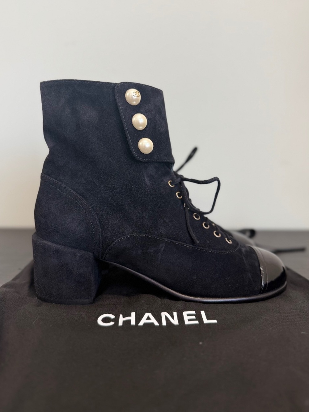 Chanel Suede Boots